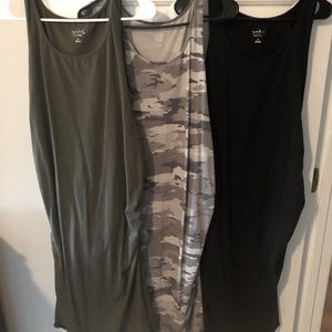 3 tank dresses, maternity size XL